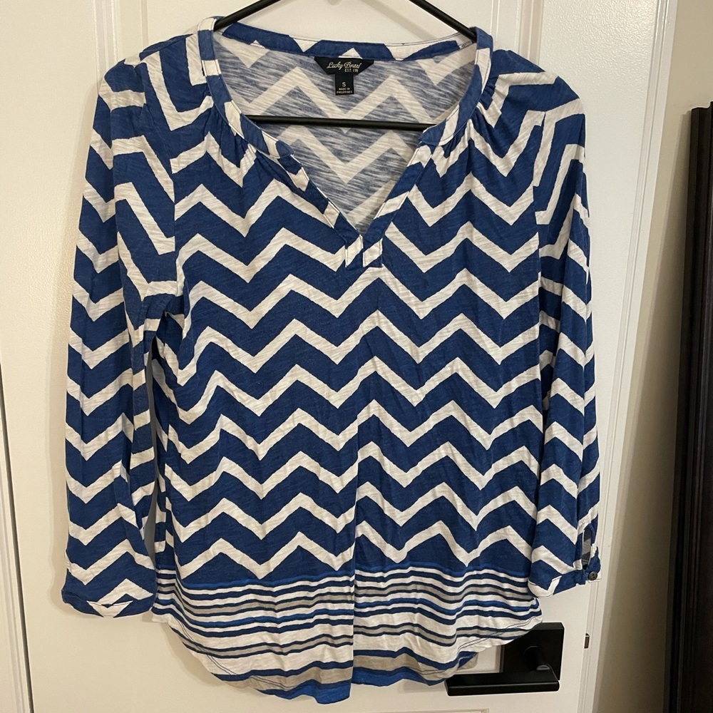 Lucky Brand 3/4 sleeve top